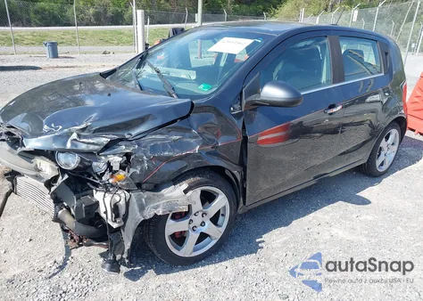 2015 Chevrolet Sonic Ltz Auto из США, поврежденный, VIN 1G1JE6SB7F4201542